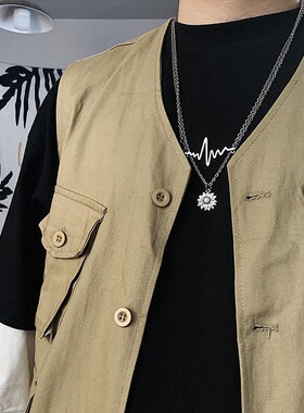 自制搞怪个性INS冷淡吊坠项链