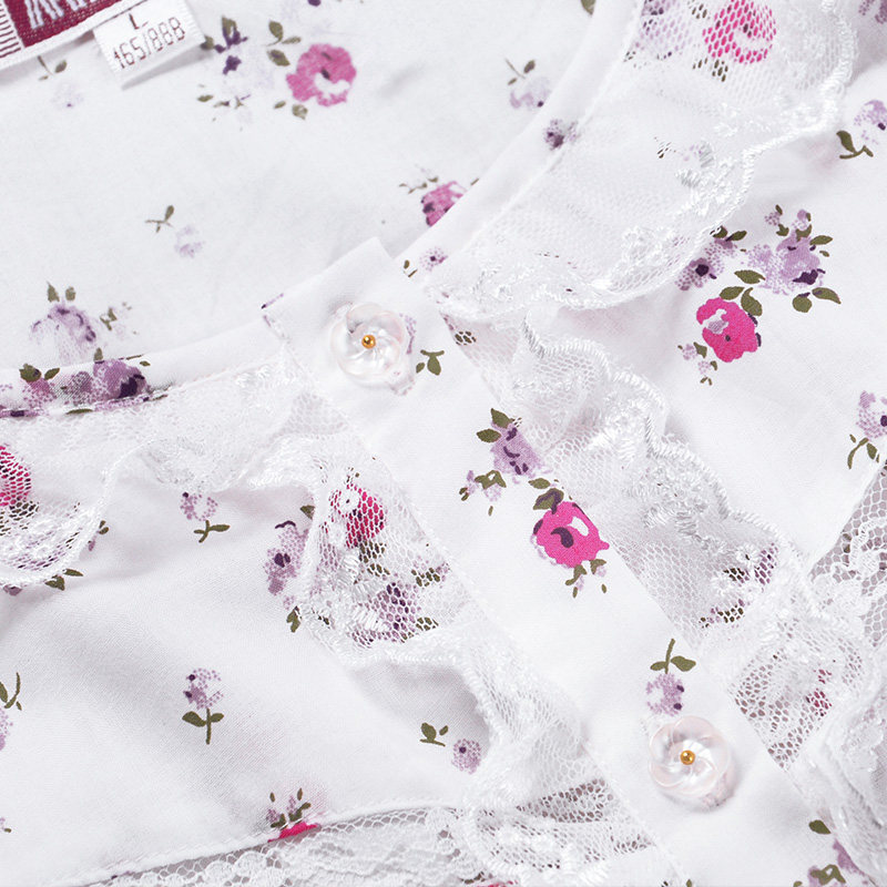 美标春夏女短袖韩版性感纯棉睡衣 美标服饰睡裙