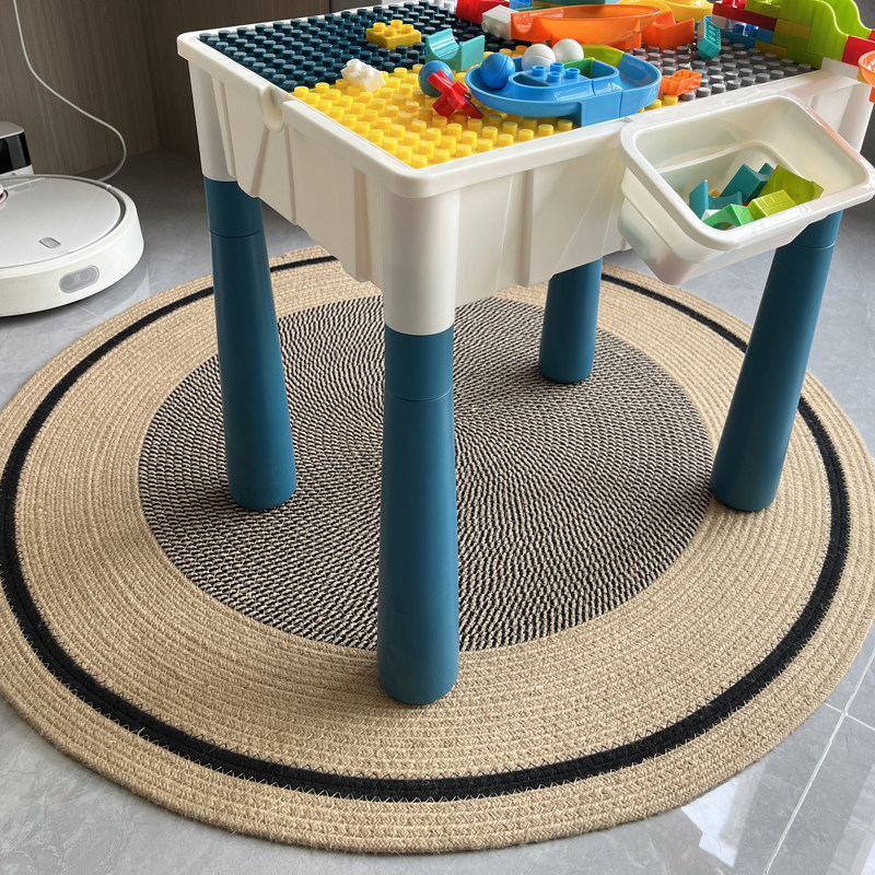 【这是棉的 可机洗】棉线编织地毯 客厅沙发茶几房卧室爬行脚垫子,淘宝优惠券,粉丝福利购,淘宝优惠卷