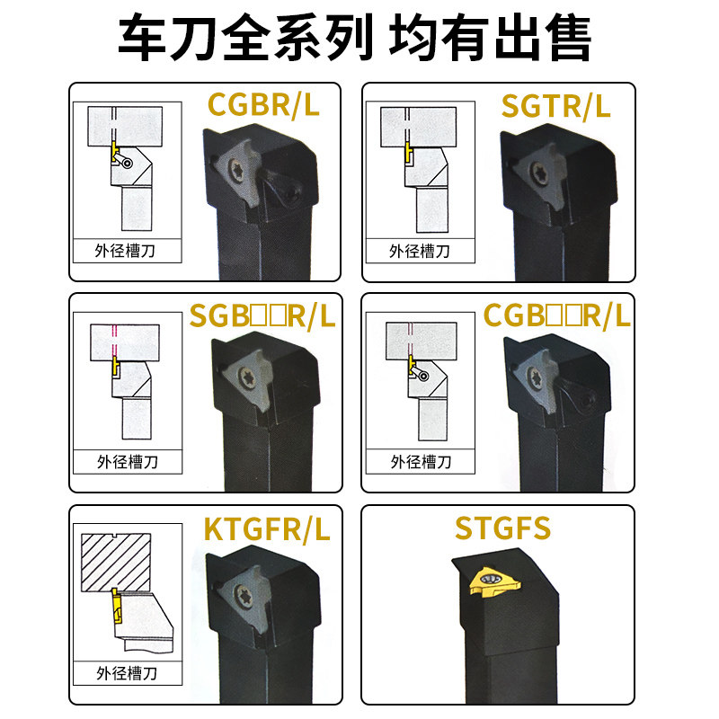 数控外切槽刀片三角平装卡簧槽刀头浅槽刀16ER/IL 0.8-3.2不锈钢_虎窝淘