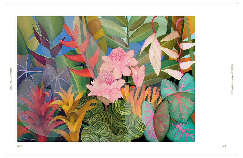 现货 英文原版植物灵感:自然艺术插画 Botanical Inspiration 罗西·桑德斯的花卉 植物绘画指南新思路 18世纪植物作品集画册画集 - 图1