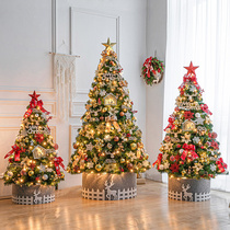 Christmas Tree Home Christmas Decoration Large Scene Arrangement Encryption Emulation Tree Package With Lamp Luminous Decorations