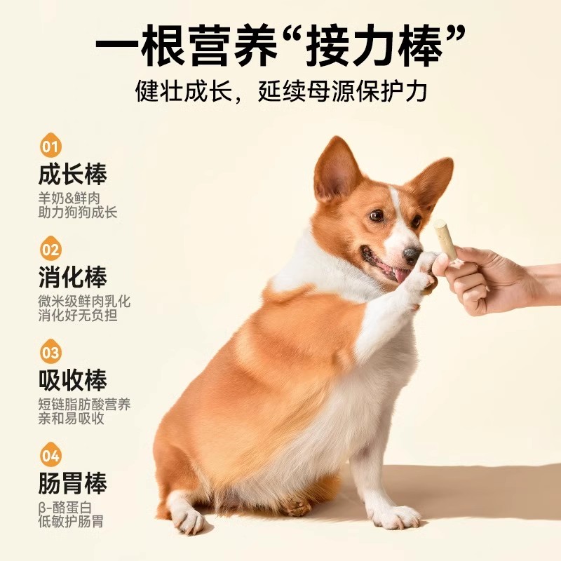 麦富迪狗狗零食冻干羊奶棒奶弗小型犬幼犬磨牙棒训练奖励宠物零食 - 图0