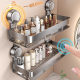 Toilet and bathroom storage racks, heightening, punch-free, wall-mounted, toilet and washbasin high-end storage racks