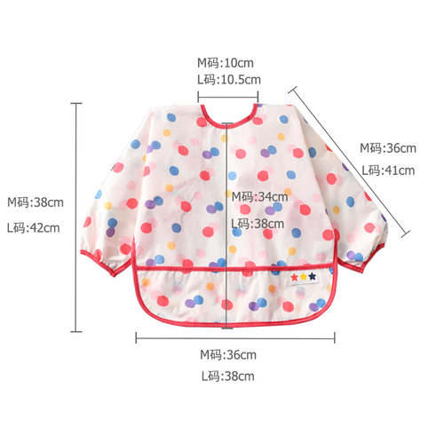 春夏轻薄儿童全身防水宝宝罩衣吃饭衣婴幼儿婴儿反穿衣男女童围兜-图3