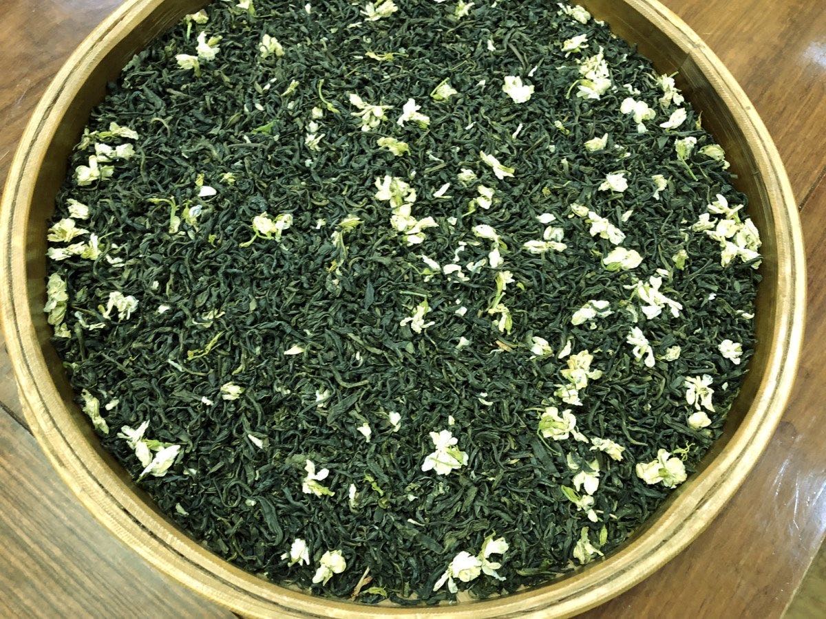 （发两斤）2024年茉莉花茶浓香型茶叶新花茶共1000克袋装绿茶250g - 图0