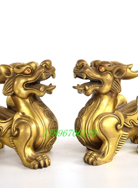 纯铜招财进宝天禄造型翅膀貔貅