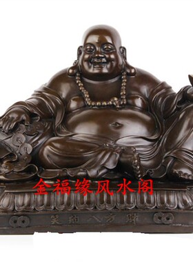 弥勒佛像笑纳八方财寺庙布袋和尚