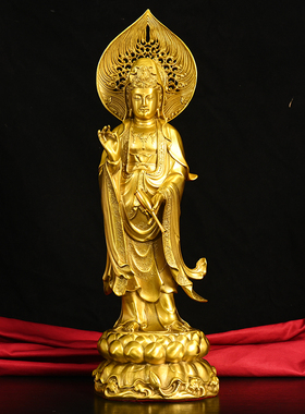 黄铜西方三圣铜制摆件