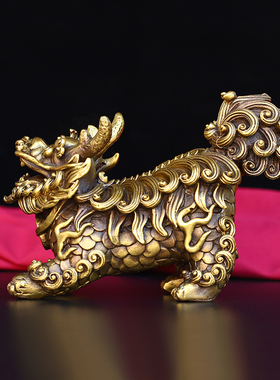 黄铜镇宅中式门口客厅