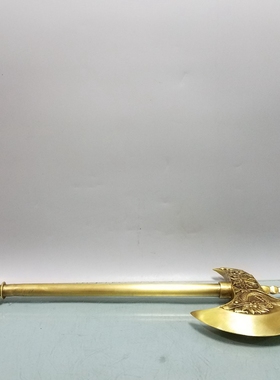 黄铜招财中式中堂书房斧福