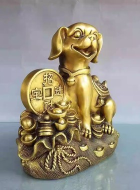 黄铜镇宅中式门口造型新颖