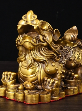 黄铜招财中式中堂貔貅