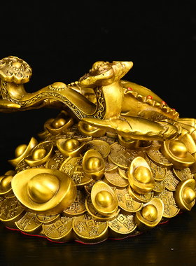 黄铜工艺品招财摆件大号