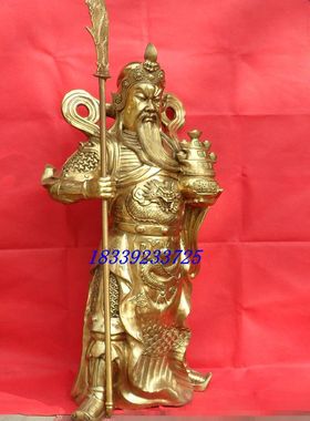 纯铜关二爷佛像武财神