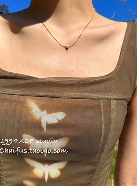 日韩极简轻奢小巧爱心细链