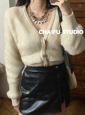 中古宫廷彩色蝴蝶微镶项链