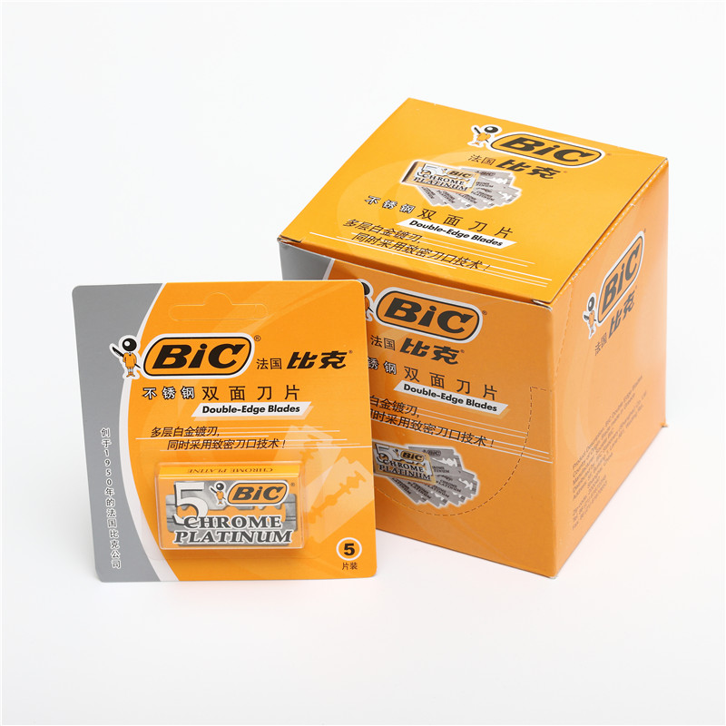 BIC刀片法国比克不锈钢双面刀片老式剃须刀片比克刀片手动刮胡刀 - 图2