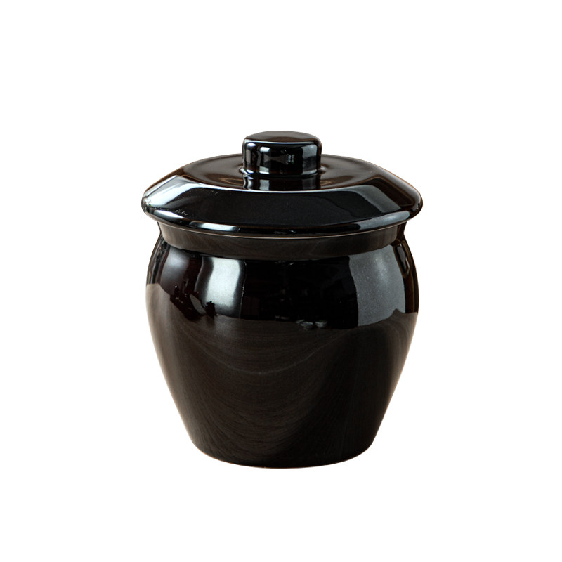 中式陶瓷带盖耐高温猪油罐无孔辣椒油罐油泼辣子罐厨房盐罐储料罐,淘宝优惠券,粉丝福利购,淘宝优惠卷