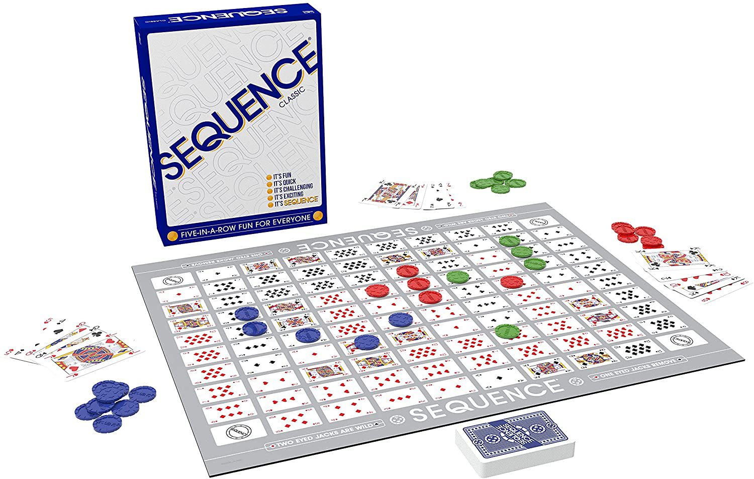 sequence序列迷阵英文版花式五子棋board games儿童玩具爆炸猫咪 - 图2