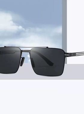 新款变色墨镜男时尚双梁防紫外线开车夜视镜超轻一镜两用太阳眼镜