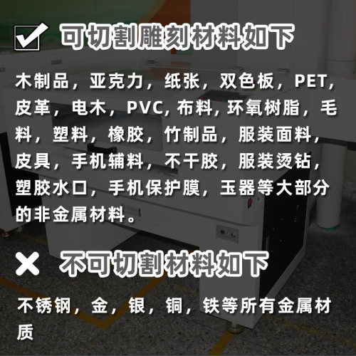 大族粤铭1390激光切割机若态玩具同款创客模型亚克力广告字雕刻机 - 图1