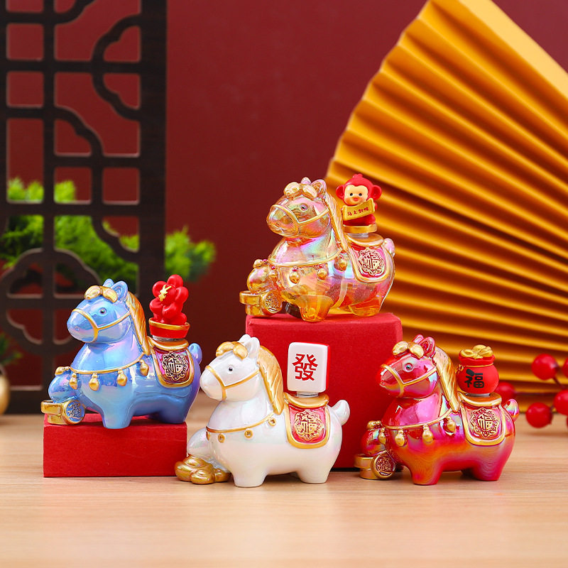 正版马年礼物神马都有盲盒新年客厅玄关装饰工艺品创意摆件小玩偶,淘宝优惠券,粉丝福利购,淘宝优惠卷