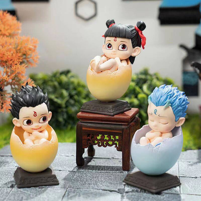 正版哪吒之魔童降世蛋宠盲盒敖丙申公豹公仔玩具摆件玩偶手办女男