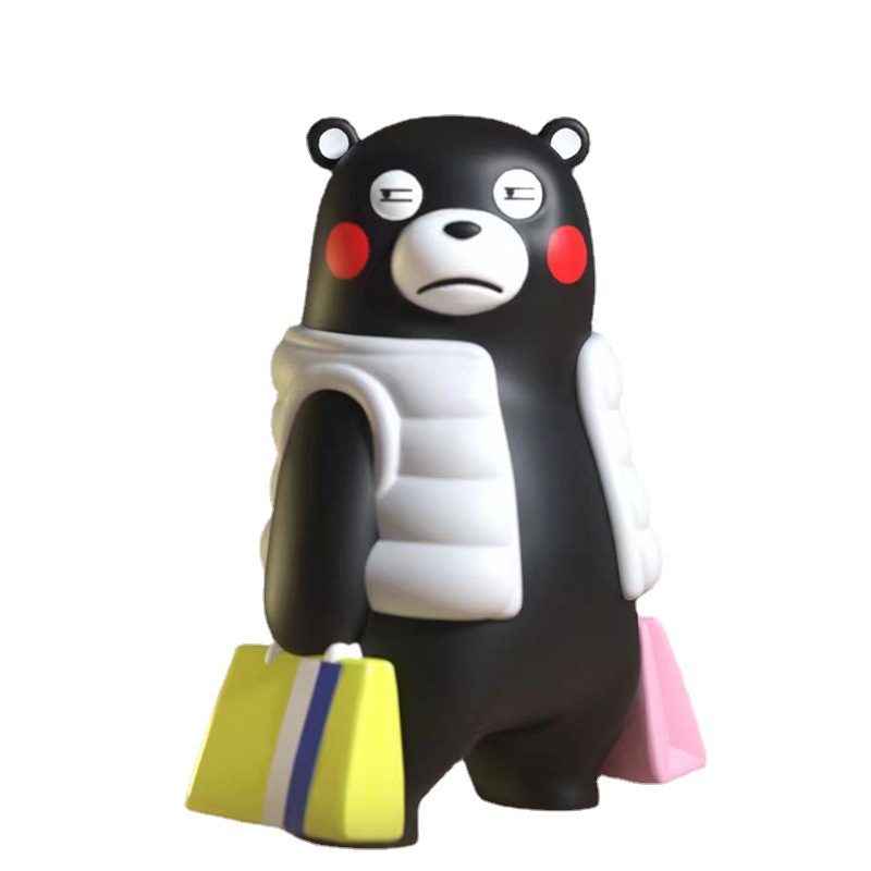 正版KUMAMON熊本熊假日时光系列盲盒儿童潮玩公仔礼物男孩女摆件 - 图3