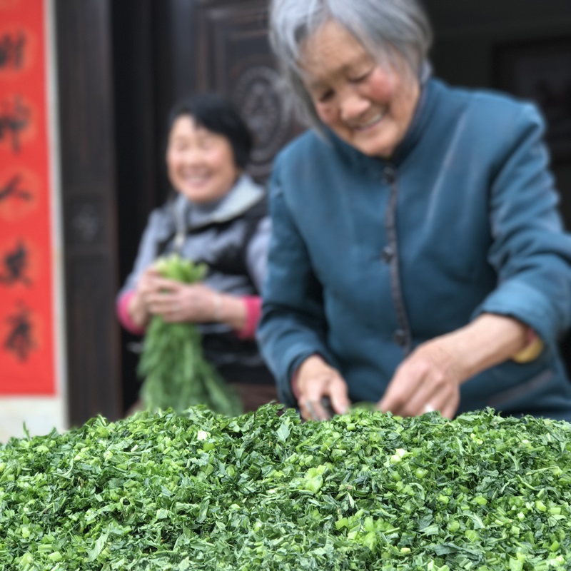 阿文家在临安梅干菜500g×2袋装干货农家霉干菜雪里蕻梅菜蔬菜干 - 图1