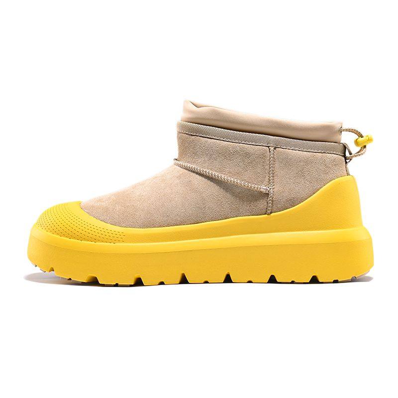 桑坡纯羊皮毛一体塔斯曼雪地靴男款冬季保暖加绒加厚东北棉鞋厚底,淘宝优惠券,粉丝福利购,淘宝优惠卷