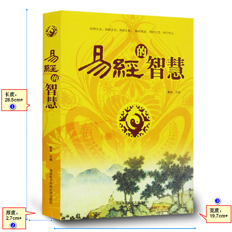 HY加厚本易经的智慧周易书易经书正版注解白话文版入门基础知识古书风水书八卦译文版国学书籍注解译易传译注-图2