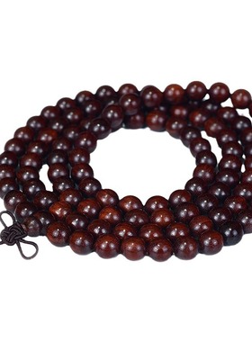 赞比亚小叶紫檀手链108颗手串血