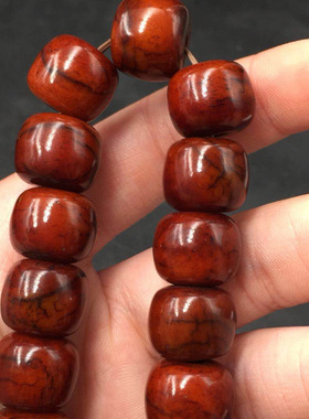 藏式西藏牦牛骨手串骨头灵骨手串