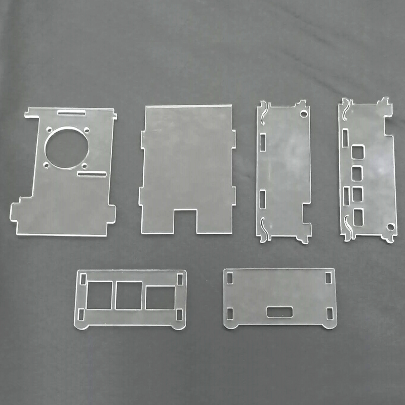 树莓派4代外壳4b代亚克力散热透明带风扇Pi4B+带风扇主板壳子配件 - 图3