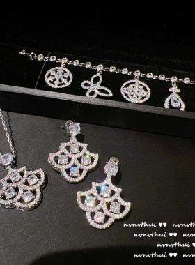 孔雀羽毛泪滴天使手链