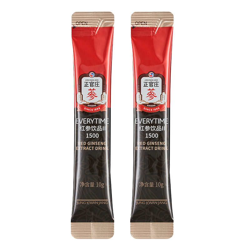 【天猫U先】正官庄EVERYTIME15%红参含量人参饮品高丽参浓缩液2袋 - 图3