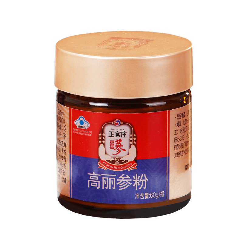 买一发二韩国正官庄高丽参粉60g 德佳食品灵芝/参类/石斛提取物