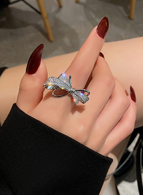 轻奢高级感小众ins潮风开口戒指