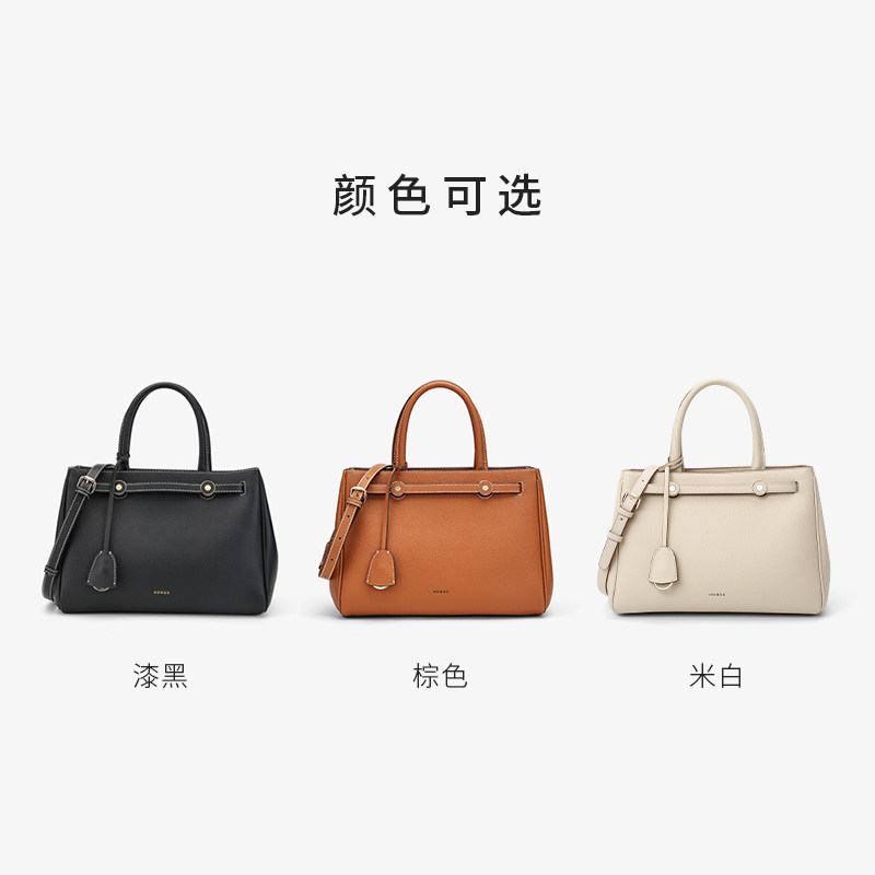 红谷2023新款真皮单肩大容量手提包 红谷女士包袋