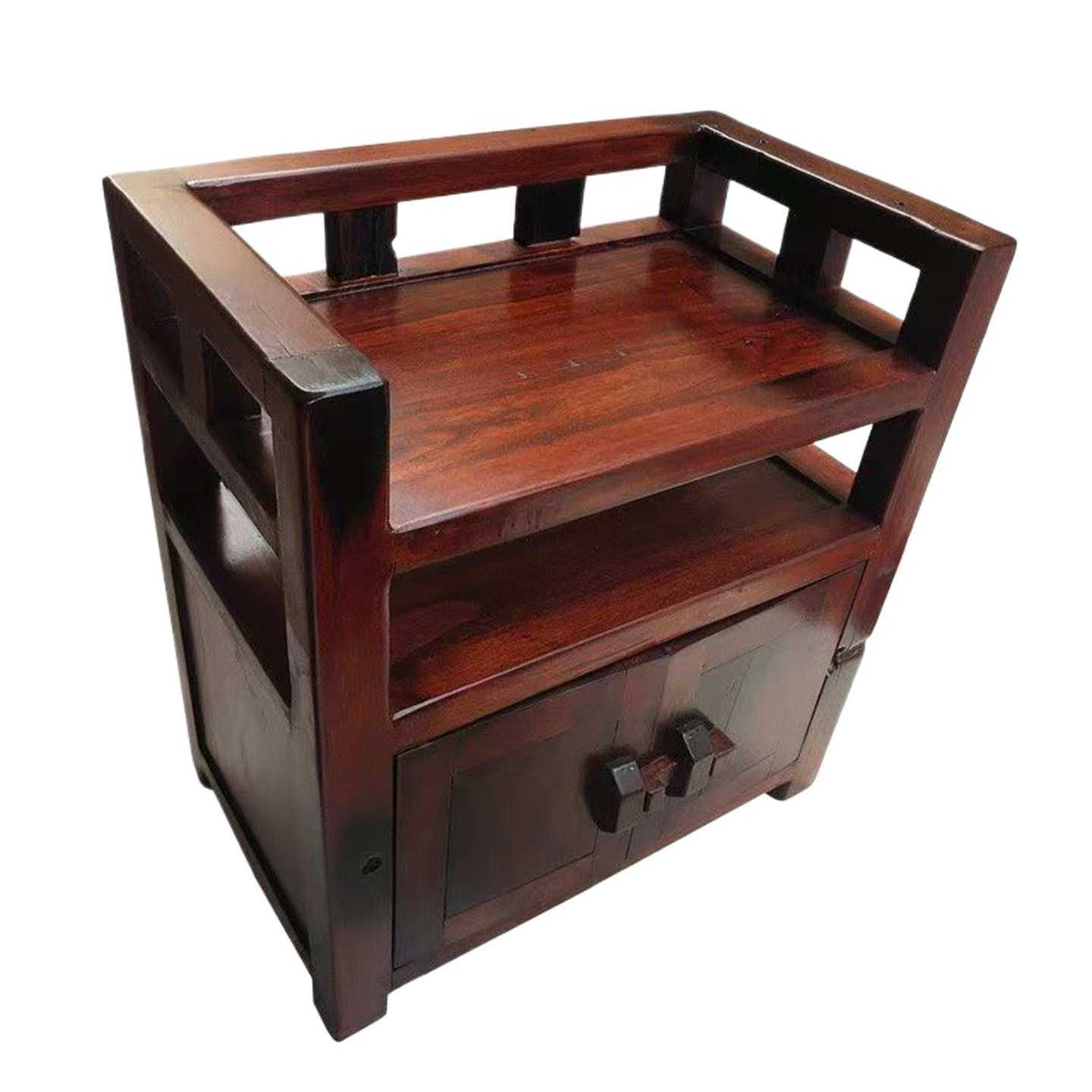 实木餐边柜新中式茶边柜茶水柜子角几储物柜茶具收纳置物架可移动,淘宝优惠券,粉丝福利购,淘宝优惠卷