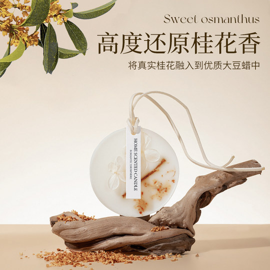 桂花衣柜专用香薰蜡片香片衣橱室内持久留香宿舍衣服除味香氛挂件