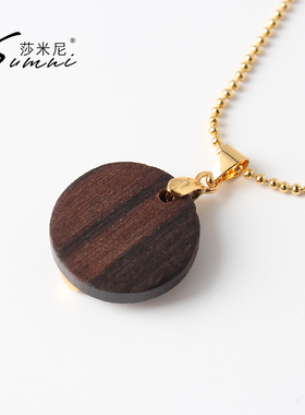 sumni莎米尼18K包金许愿树短项链