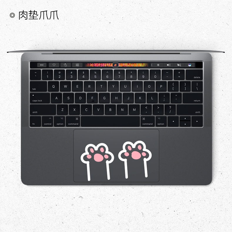 SkinAT适用苹果电脑保护膜 MacBook Air15/Pro触控板创意透明贴纸 - 图2