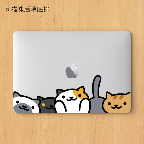 SkinAT适用于苹果笔记本电脑创意贴膜MacBook Pro彩贴 air15贴纸 - 图0