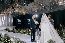 Shanghai Wedding Celebration Company Wedding Planning Placement of Outer Beach Pudong Chongming Gold Mountain Division Makeup Photography