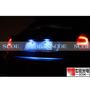 SCOE适用Dodge道奇酷威酷博克莱斯勒铂锐专用LED牌照灯车牌灯改装