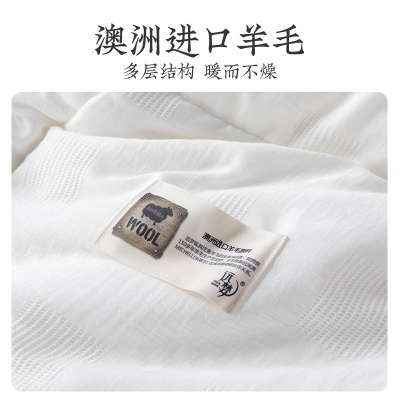 远梦被子家纺冬被澳洲羊羔毛被2m加厚保暖冬季被芯进口羊毛被,淘宝优惠券,粉丝福利购,淘宝优惠卷