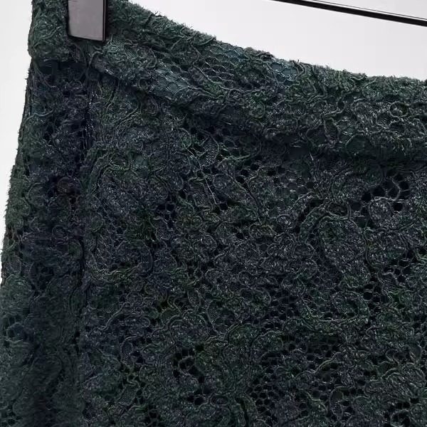 Monsoon autumn and winter asymmetrical lace fishtail skirt