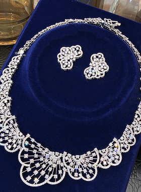 锁骨链新娘套装首饰婚礼